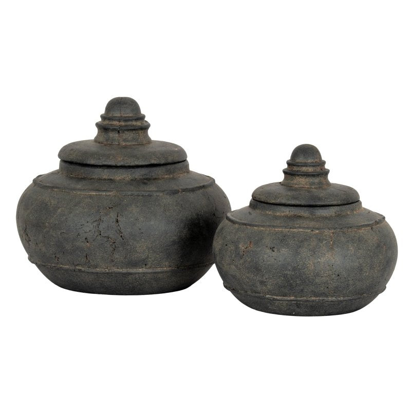 Dusk Large Pot With Lid Decorative Home Accessory - Jar & Jugs - British D'sire