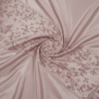 Duvet Cover Embroidery Set Luxury Bedding with Matching Pillowcases - Double - Silver - British D'sire