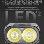 E - SMARTER STD01 COB Work Light With Power Display Outdoor Emergency Repair Light With Magnet LED Mini Flashlight(Black) - British D'sire