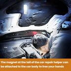 E - SMARTER STD01 COB Work Light With Power Display Outdoor Emergency Repair Light With Magnet LED Mini Flashlight(Black) - British D'sire