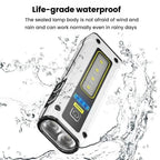 E - SMARTER STD01 COB Work Light With Power Display Outdoor Emergency Repair Light With Magnet LED Mini Flashlight(Gray) - British D'sire