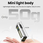E - SMARTER STD01 COB Work Light With Power Display Outdoor Emergency Repair Light With Magnet LED Mini Flashlight(Gray) - British D'sire