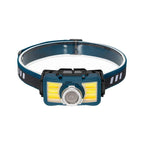 E - SMARTER W6100A LED Mini Wave Sensor Headlamp COB Outdoor Adventure Fishing Bright Headlamp(Blue) - British D'sire