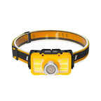 E - SMARTER W6100A LED Mini Wave Sensor Headlamp COB Outdoor Adventure Fishing Bright Headlamp(Yellow) - British D'sire