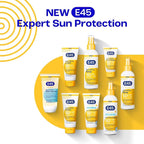 E45 Kids and Baby Sunscreen SPF50+ Spray for Face With Avocado Oil - UVA and UVB Protection- Dermatologically Tested and Fragrance-Free - Suitable For Dry, Sensitive and Eczema Prone Skin (180ml) - British D'sire