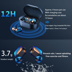 E7s Digital Sports Waterproof TWS Bluetooth 5.0 In - Ear Headphones(Black) - earbuds - British D'sire