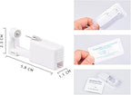 Ear Piercing Gun (6 Pieces), Painless Safety Ear Piercing Kit with Studs, Aseptic Earrings Disposable Gun, Ideal for Girls, Women and Men, White - Earnings - British D'sire