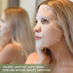 Earth Kiss Super Naturals Hydrating Kombucha and Spirulina Sheet Mask to Minimise the Appearance of Pores, Tone your Complexion and Hydrate Thirsty Skin - Sheet Mask - British D'sire