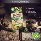 Earth Kiss Super Naturals Hydrating Kombucha and Spirulina Sheet Mask to Minimise the Appearance of Pores, Tone your Complexion and Hydrate Thirsty Skin - Sheet Mask - British D'sire