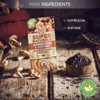 Earth Kiss Super Naturals Purifying Kombucha and Shiitake Sheet Mask to Protect the Elasticity of your Skin and Rejuvenate a Tired Looking Complexion - Sheet Mask - British D'sire