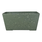Earthy Sage Bamboo Terrazzo Windowsill Planter - Plant Pot - British D'sire