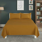 Easy Care Flat Bed Sheet Polycotton Durable Low Maintenance Bedding - Super King - Royal Blue - British D'sire