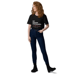 Eat, Fashion Mindfulness and Love Unisex organic cotton t-shirt - unisex t-shirt - t-shirt - British D'sire