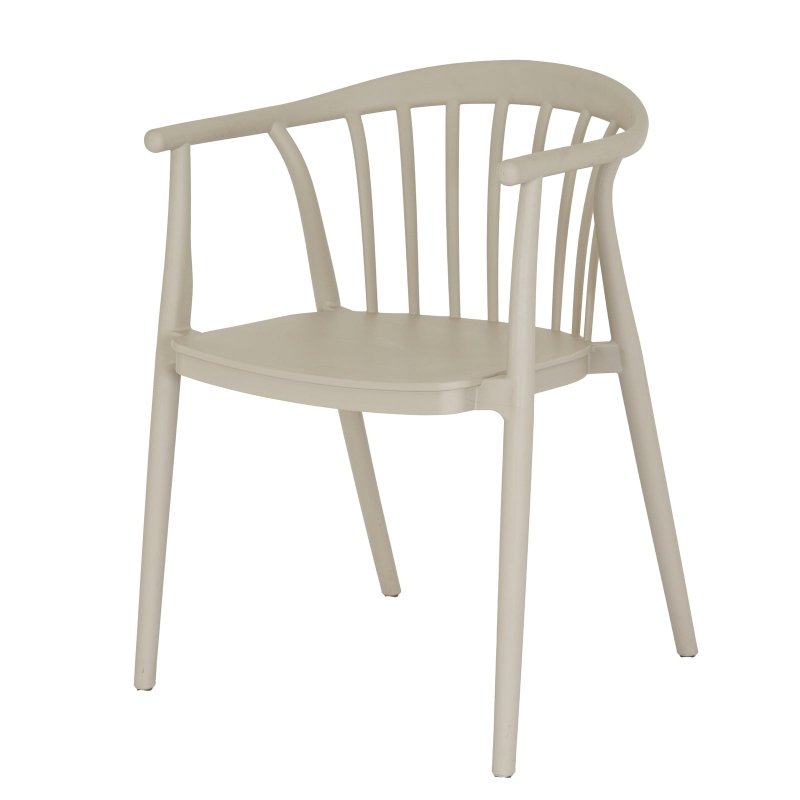 Echo Putty Grey Chair for Garden and Patio - Outdoor Furniture - British D'sire