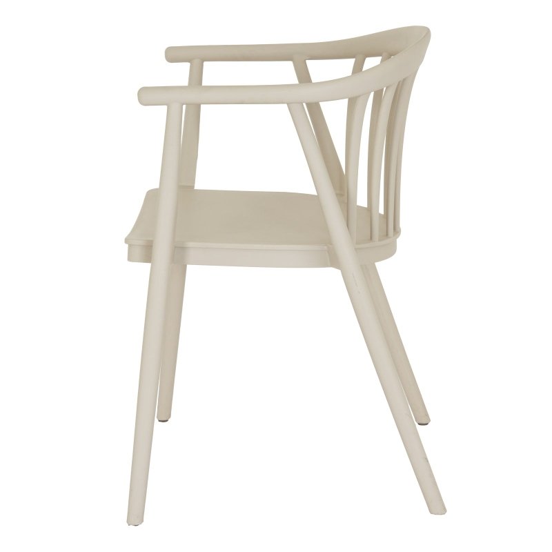Echo Putty Grey Chair for Garden and Patio - Outdoor Furniture - British D'sire