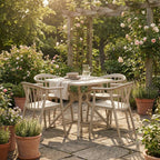 Echo Putty Grey Chair for Garden and Patio - Outdoor Furniture - British D'sire
