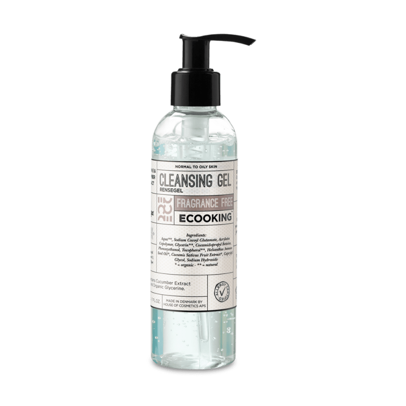Ecooking Cleansing Gel Fragrance Free, 200ml - Facial Cleansers - British D'sire