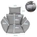 Egg Hanging Chair Cushion Replacement Cotton Filled - Hanging Chair Cushion - British D'sire