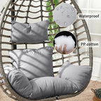 Egg Hanging Chair Cushion Replacement Cotton Filled - Hanging Chair Cushion - British D'sire