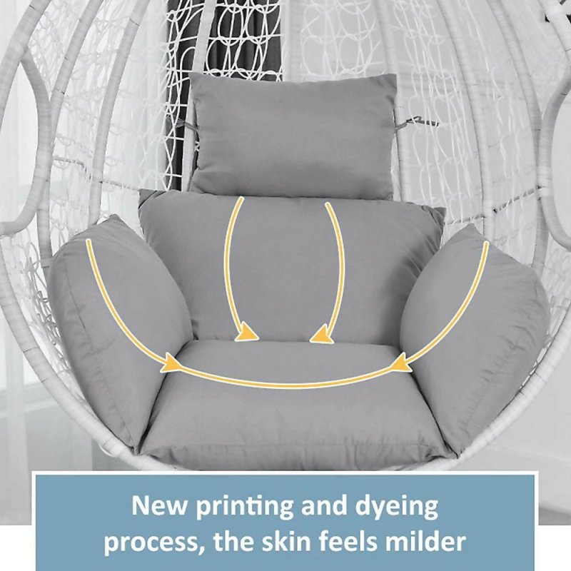 Egg Hanging Chair Cushion Replacement Cotton Filled - Hanging Chair Cushion - British D'sire