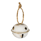 Eight Large Metal Nordic Bells in Wooden Box - Christmas Decor - British D'sire