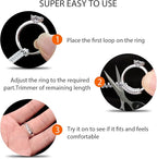 Eiito Ring Size Adjuster For Loose Rings, Ring Resizer for Ring Adjuster Smaller, Ring Spacer, 12 Pcs Ring Guard - Ring Sizers - British D'sire