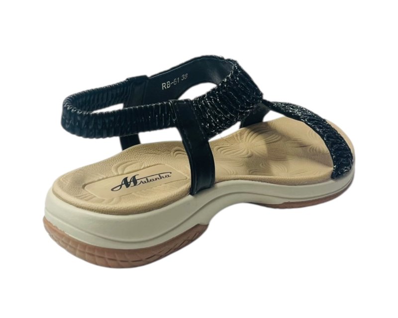 Elastic Ankle Strap Comfy Sandals - Sandals - British D'sire