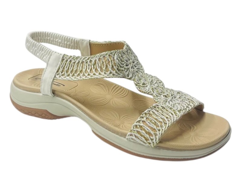 Elastic Ankle Strap Comfy Sandals - Sandals - British D'sire