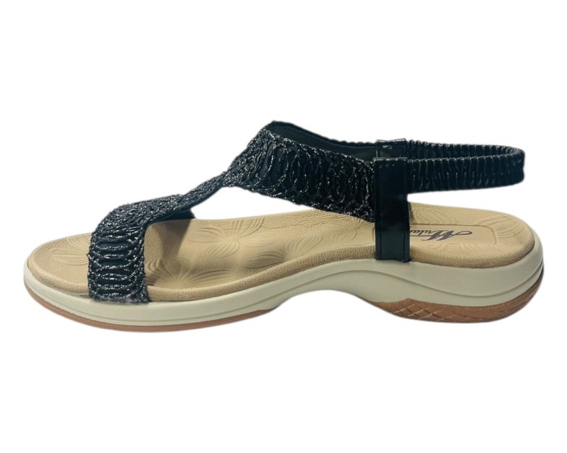 Elastic Ankle Strap Comfy Sandals - Sandals - British D'sire