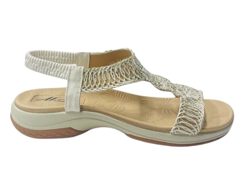 Elastic Ankle Strap Comfy Sandals - Sandals - British D'sire