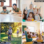 Elastic Kids 2‑Pack Belt with Silver Buckles – Black & Coffee - Kids Accessories - British D'sire