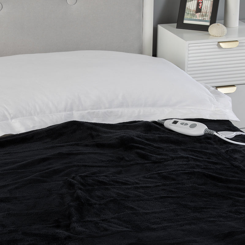 Electric Heated Over Blanket Throw 6 Heat Settings Machine Washable Soft Touch - British D'sire