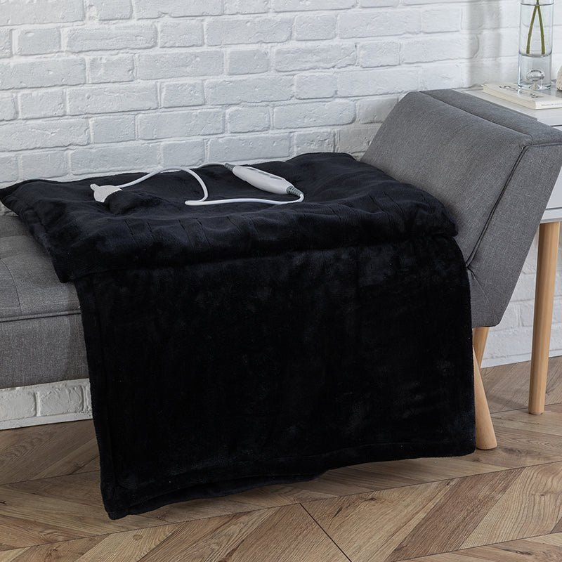 Electric Heated Over Blanket Throw 6 Heat Settings Machine Washable Soft Touch - British D'sire