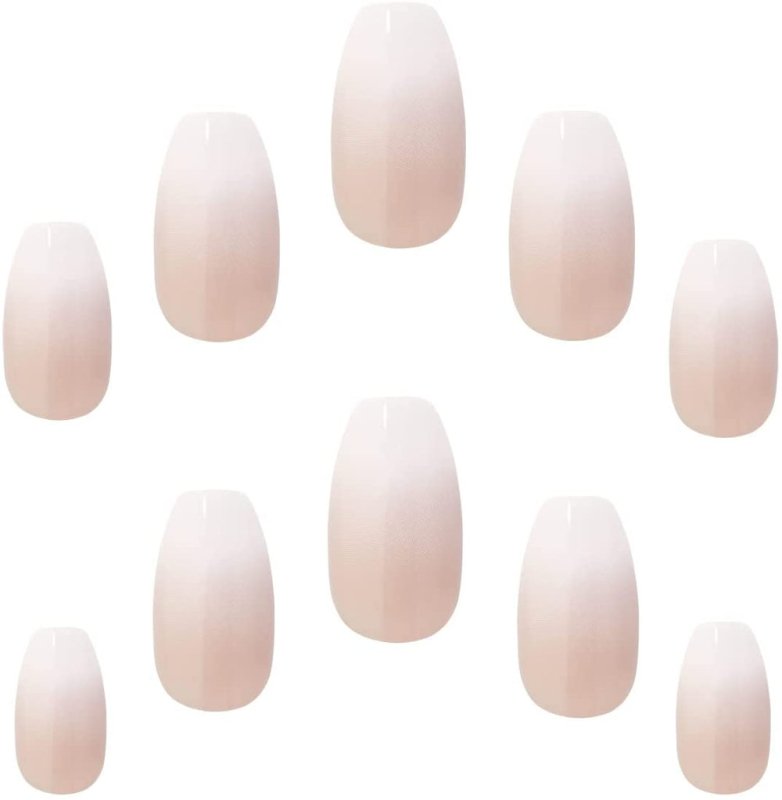 Elegant Touch Acrylic French Coffin false nails No.02 - False Nails - British D'sire