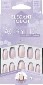 Elegant Touch Acrylic French Coffin false nails No.02 - False Nails - British D'sire