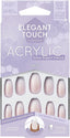 Elegant Touch Acrylic French Coffin false nails No.02 - False Nails - British D'sire