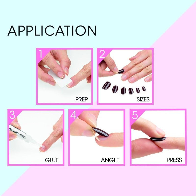 Elegant Touch Core Colour Nails Steel the Night - False Nails - British D'sire