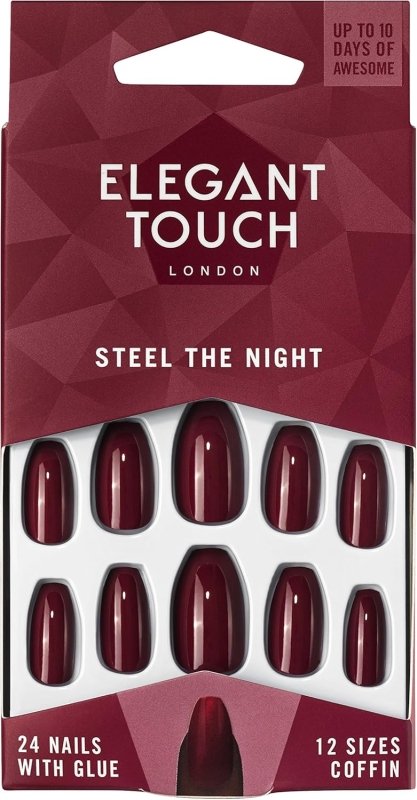 Elegant Touch Core Colour Nails Steel the Night - False Nails - British D'sire
