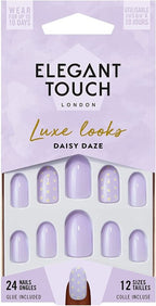Elegant Touch Luxe Looks Nail Extensions - Daisy Daze - False Nails - British D'sire