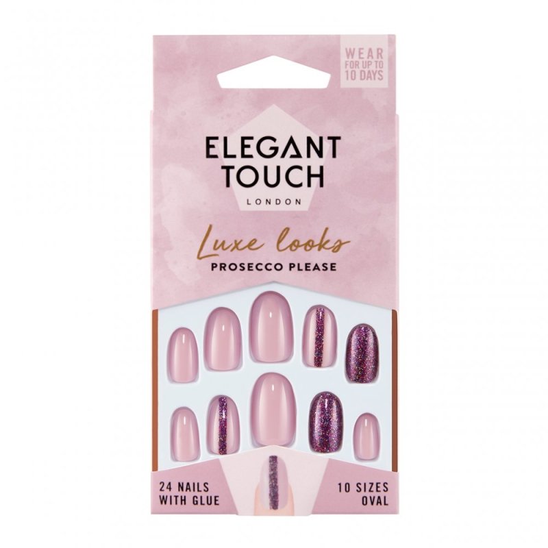 Elegant Touch Luxe Looks Nails Prosecco Please - False Nails - British D'sire