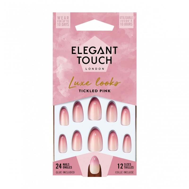 Elegant Touch Luxe Looks Nails Tickled Pink - False Nails - British D'sire