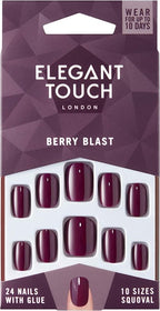 Elegant Touch Nails Berry Blast - False Nails - British D'sire