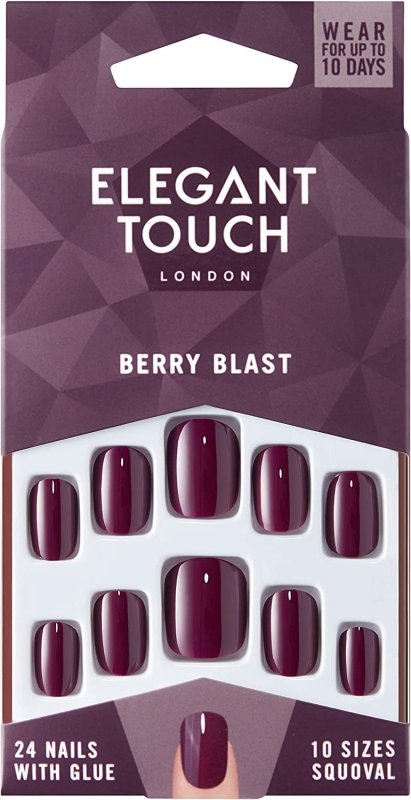 Elegant Touch Nails Berry Blast - False Nails - British D'sire