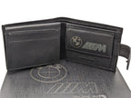 Elite Genuine Leather BMW M Sport Wallet, Key Fob, Pen Boxed Gift Set Gift Boxed Gift - British D'sire
