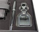 Elite Genuine Leather BMW M Sport Wallet, Key Fob, Pen Boxed Gift Set Gift Boxed Gift - British D'sire
