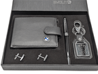 Elite Genuine Leather BMW M Sport Wallet, Key Fob, Pen Boxed Gift Set Gift Boxed VERY LOW STOCK - British D'sire