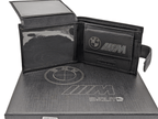 Elite Genuine Leather BMW M Sport Wallet, Key Fob, Pen Boxed Gift Set Gift Boxed VERY LOW STOCK - British D'sire