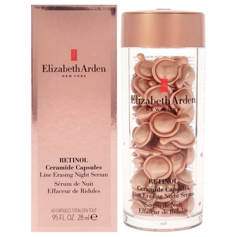 Elizabeth Arden - Ceramide Retinol Night Serum for Women - 60 Count Capsules - Capsules - British D'sire Main image
