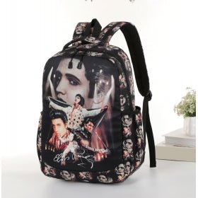Elvis Presley All Over Print Large Unisex Backpack - British D'sire Main image