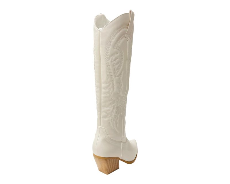 Embroidered Western Cowboy Boots - Boots - British D'sire